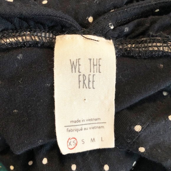 Free People What A Babe Top Long Flare Bell Sleeves Ruching Boho 70s Funky Retro - Picture 5 of 12